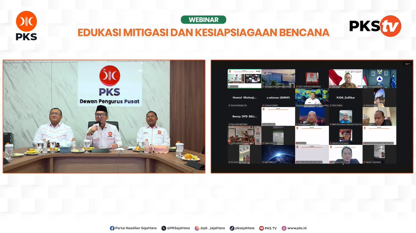 Hadapi Risiko Bencana, PKS Perkuat Edukasi Mitigasi dan Kesiapsiagaan